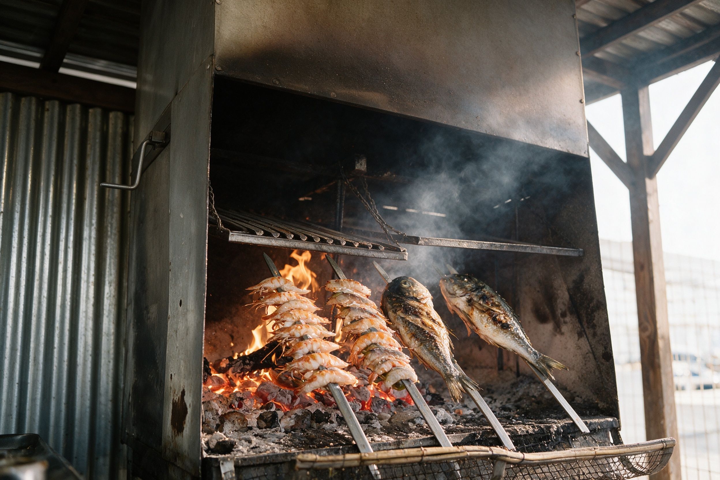 Brasas — pescado fresco del día
